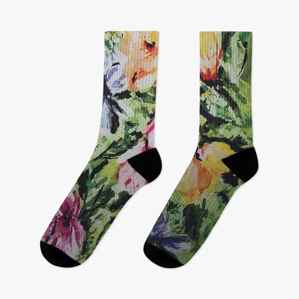 Item preview, Brushy Batik Roses on Green Ground designed and sold by Leslie Rogers Todder.