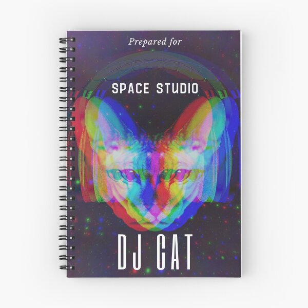 Item preview, Space Studio, DJ Cat designed and sold by Cosmic Dust.
