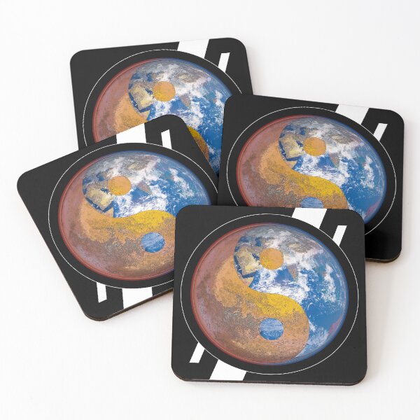 Item preview, Earth Mars Yin Yang designed and sold by Alienphysique.