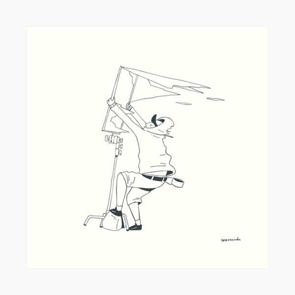 Wind on Set Art Print
