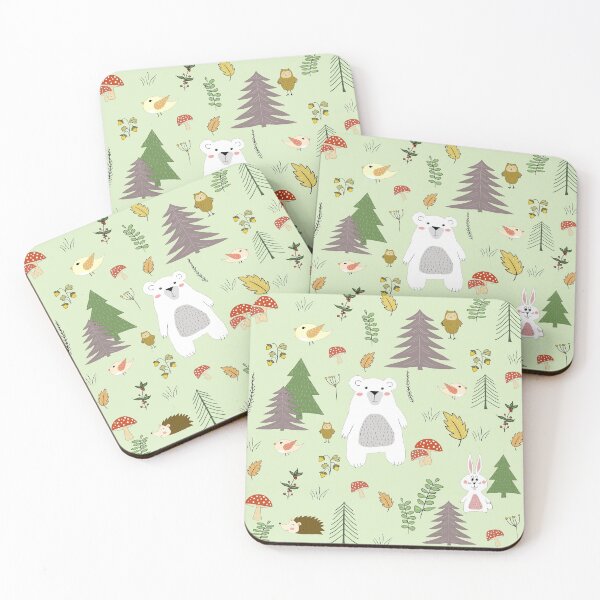 Item preview,  Forest animals pattern designed and sold by PurrfectCorner.