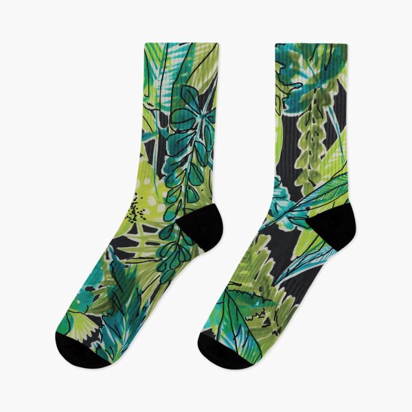 Item preview, Green Tropical Leaves designed and sold by Leslie Rogers Todder.