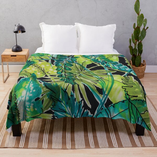 Item preview, Green Tropical Leaves designed and sold by Leslie Rogers Todder.
