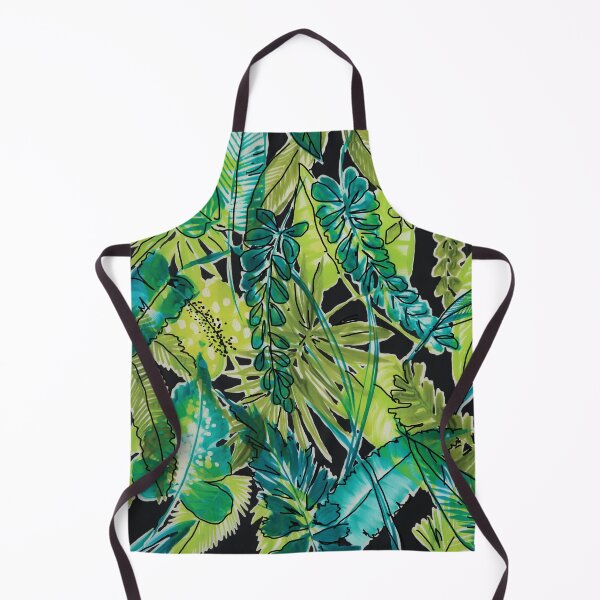 Item preview, Green Tropical Leaves designed and sold by Leslie Rogers Todder.