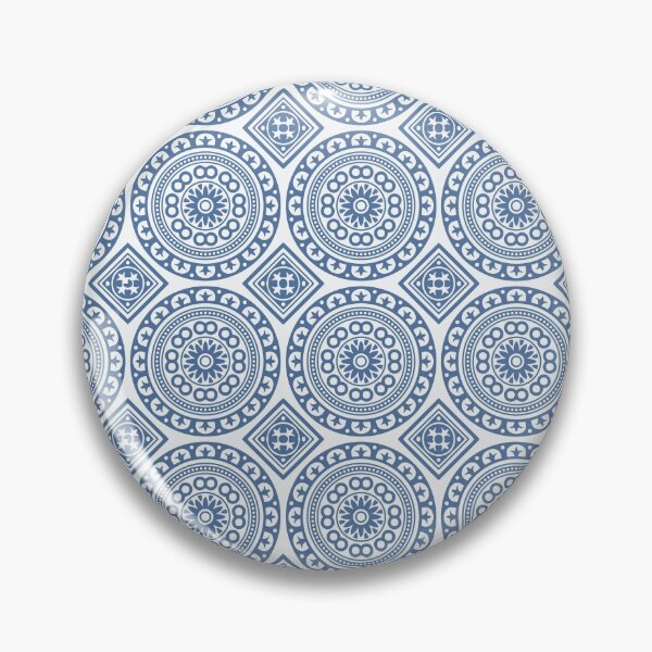 Item preview, Blue Portuguese Tile Fifteen Circles designed and sold by mattpanta.