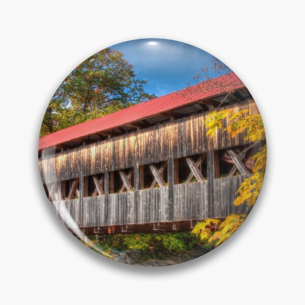 Artikelvorschau, Albany Covered Bridge: Weiße Berge entworfen und verkauft von Joy Goldman.