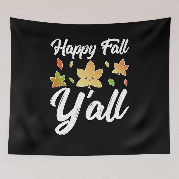 Item preview, Happy fall ya'll cute leaf designed and sold by inkedtee.