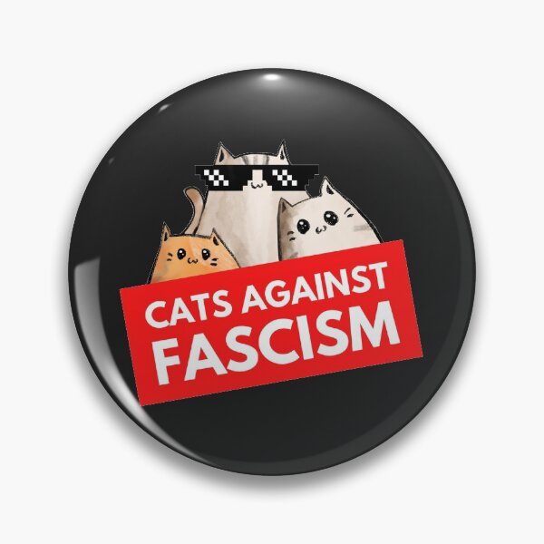 Item preview, Cats Against Fascism designed and sold by mydoodlesateme.
