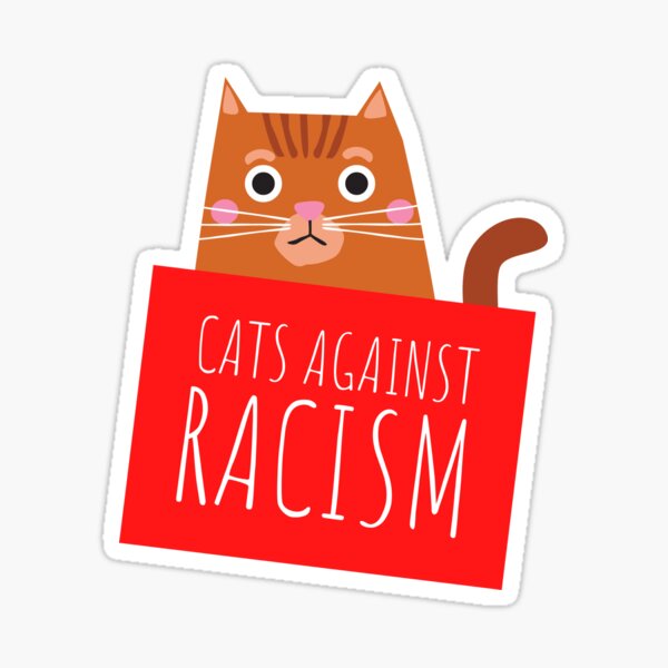 Artikel-Vorschau von Rote Katzen gegen Rassismus, designt und verkauft von mydoodlesateme.