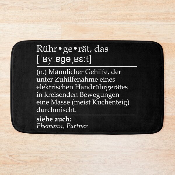 Item preview, Rührgerät Definition for Husband Who Helps His Wife designed and sold by mcshirtface.