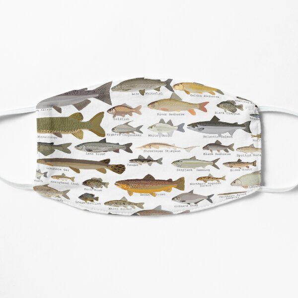 Fishes of Minnesota Flat Mask