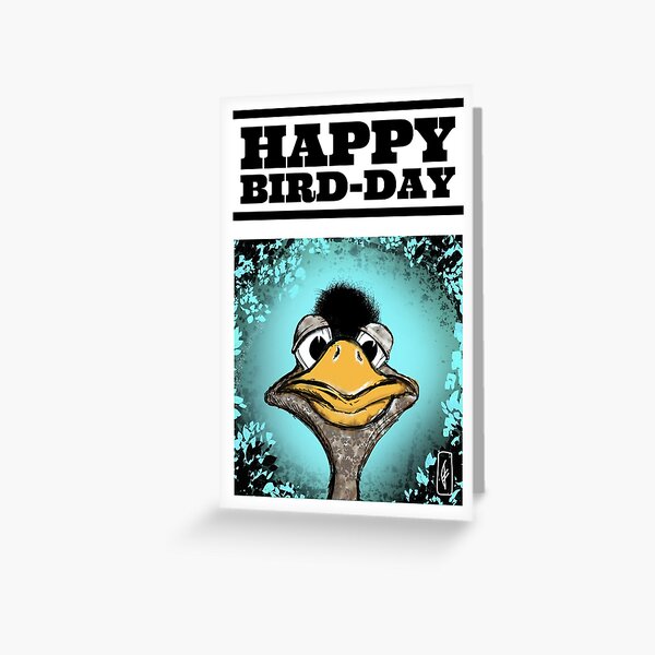 Item preview, HAPPY BIRD-DAY designed and sold by Zealandzest.