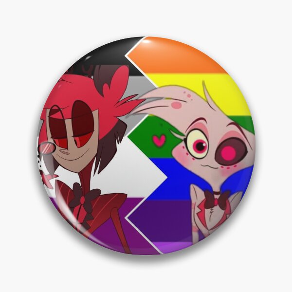 Item preview, Radiodust pride pin version 1  designed and sold by Cosplayshin.