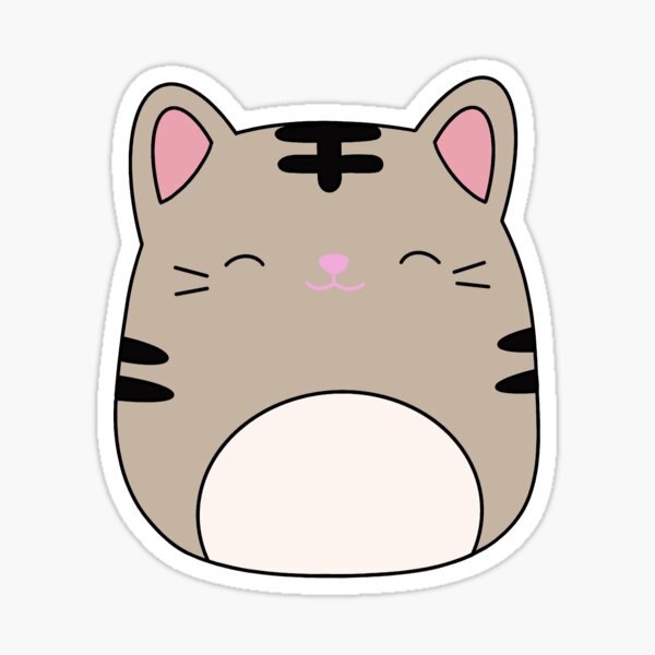 grey squishmallow cat