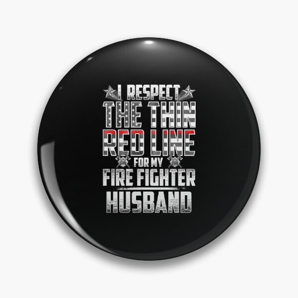 Item preview, Husband Fire Fighter Thin Red Line designed and sold by wheedesign.