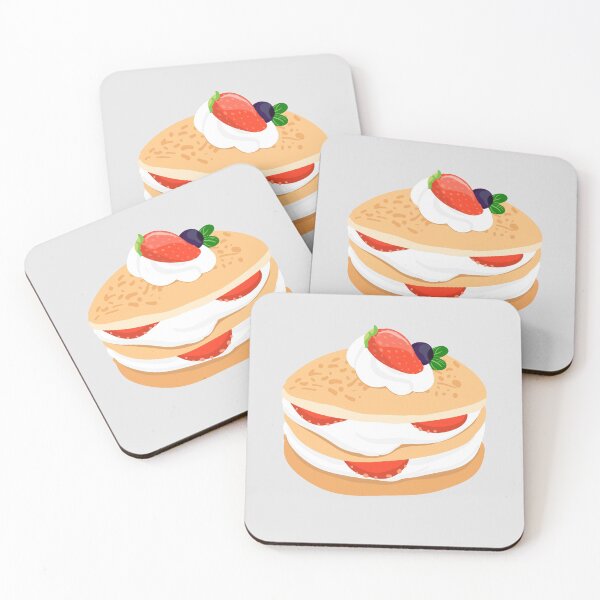 Item preview, Creamy Pancake with Strawberry designed and sold by C2Hvectorist.