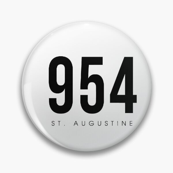Item preview, St Augustine, FL - 954 Area Code design designed and sold by CartoCreative.