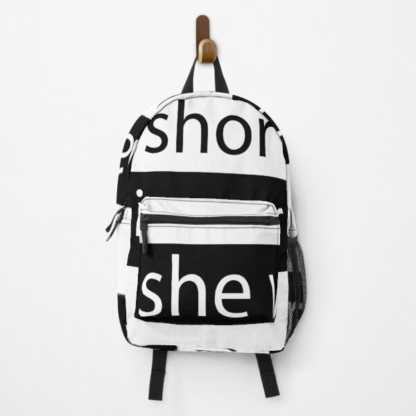 Item preview,  funny gift she wears short skirts I wear - black and white writing illustration.  designed and sold by OMCreative.