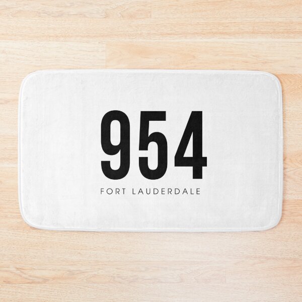 Item preview, Fort Lauderdale, FL - 954 Area Code design designed and sold by CartoCreative.