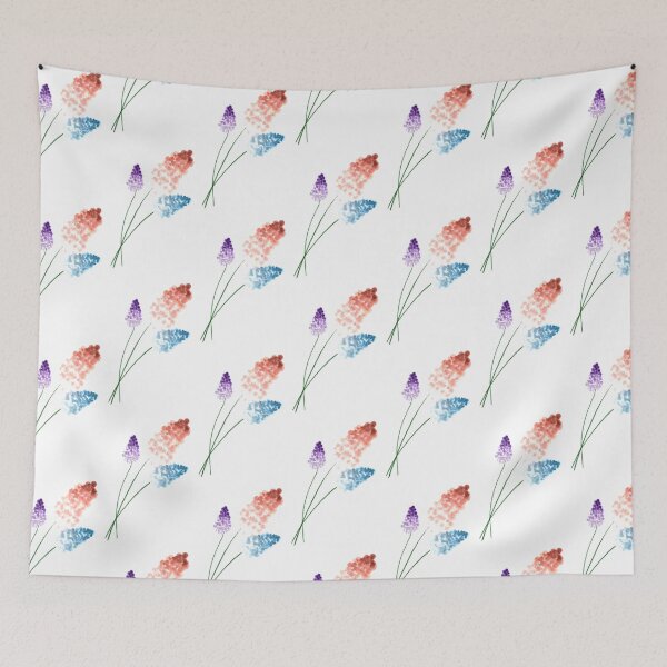 Item preview, Pastel Watercolor Hyacinths designed and sold by bubble-steph.