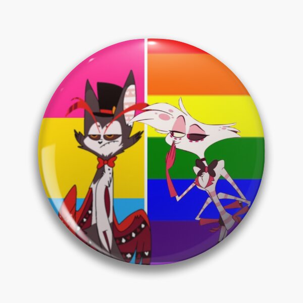 Item preview, HuskerDust Pride pin designed and sold by Cosplayshin.
