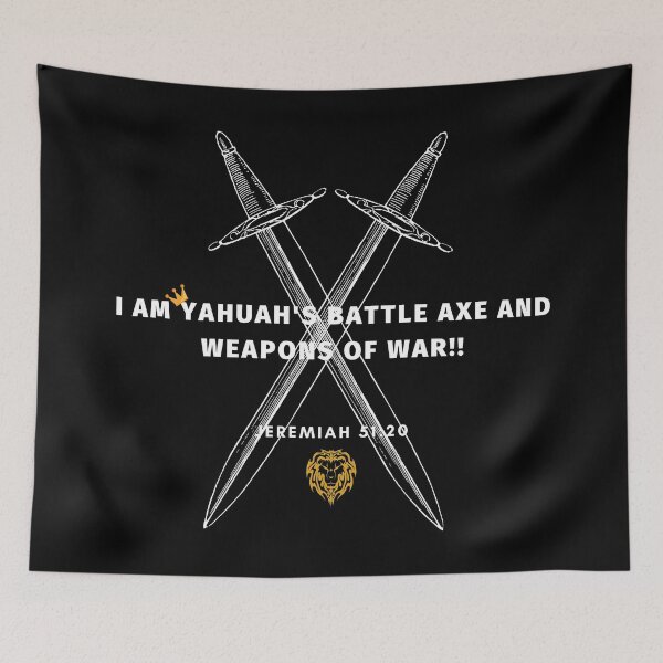 Item preview, Yahuah's Battle Axe  designed and sold by DaughterofYah.