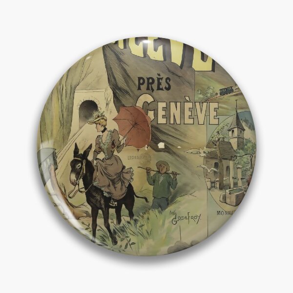 Item preview, retro classic Geneve poster designed and sold by CorasPosters.