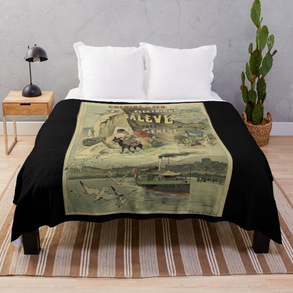 Item preview, retro classic Geneve poster designed and sold by CorasPosters.