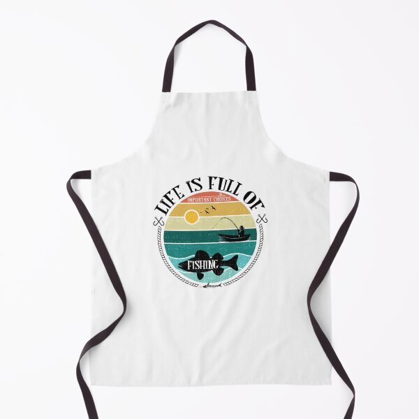 Item preview, vintage Life Is Full Of Important Choices Fishing in sunset illustration gifts ideas For fisherman lover designed and sold by JUSTBEELEGANT.