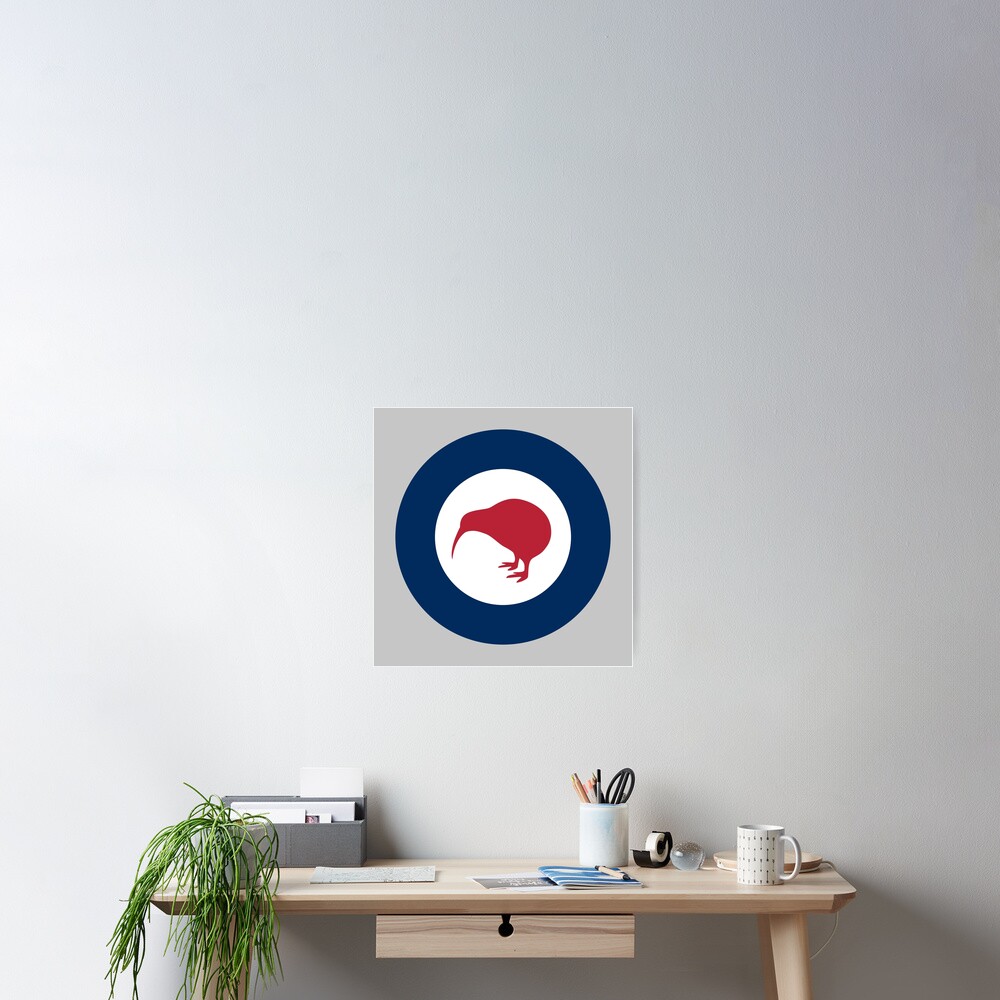 Póster «RNZAF ROYAL NEW ZEALAND AIR FORCE ROUNDEL RONDEL KIWI» de ...