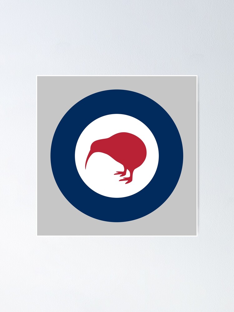 Póster «RNZAF ROYAL NEW ZEALAND AIR FORCE ROUNDEL RONDEL KIWI» de ...