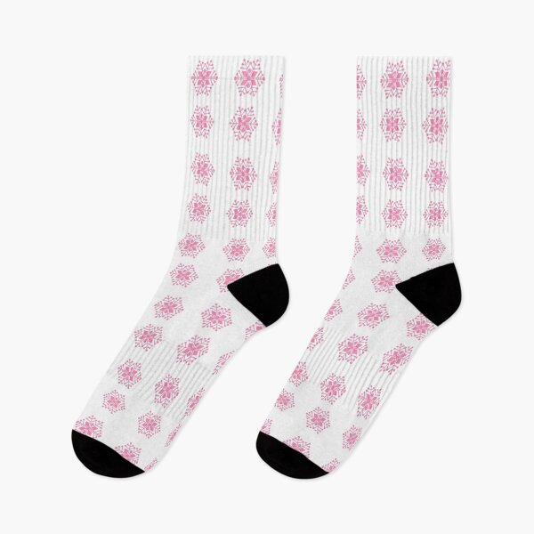 Item preview, Pink Snowflakes on White designed and sold by AlteredAtelier.