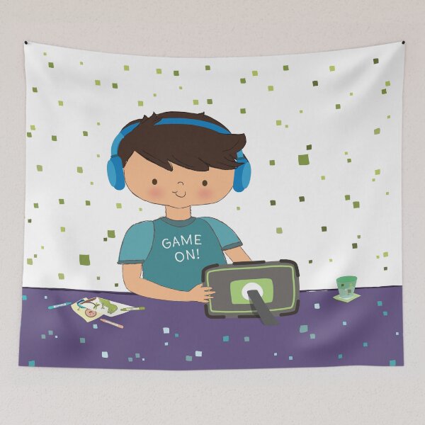 Item preview, Cute gamer boy designed and sold by NomiCreates.