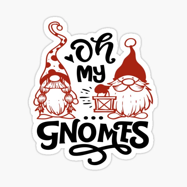 "Oh meine Zwerge Niedliche Zwerge Weihnachtsgeschenk" Sticker von