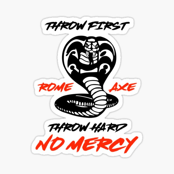 The Axe Shoppe | Cobra Kai T-Shirt Sticker