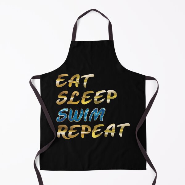 Item preview, Eat Sleep Swim Repeat - Gold Medal Swimmers Life designed and sold by SuziSukiDesigns.