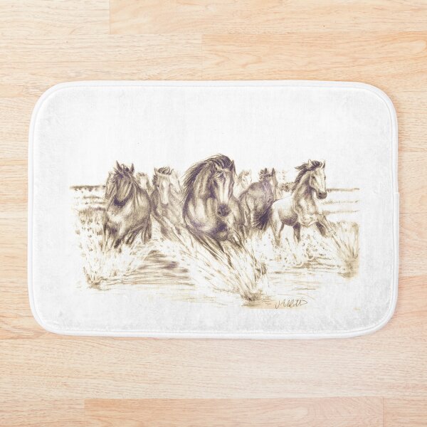 Item preview, Caballos salvajes en la playa designed and sold by GunnerStudios.