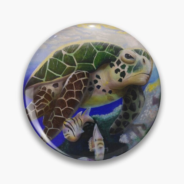 Item preview, Different Sea Turtle Cruising the Ocean floor  designed and sold by TJHstudio.
