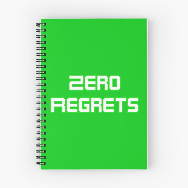 Item preview, Zero Regrets designed and sold by Piztees.