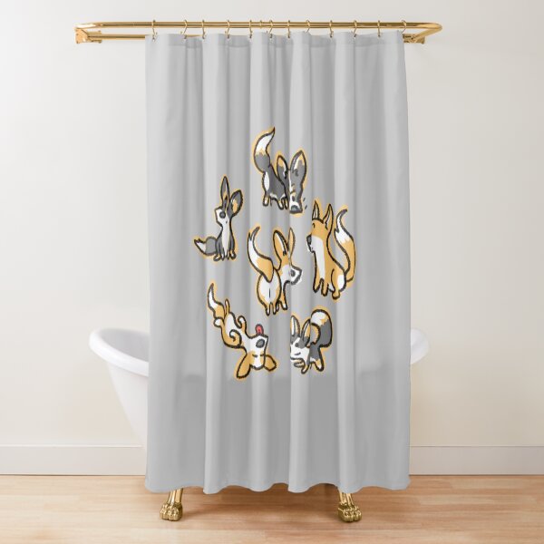 Corgis! Shower Curtain