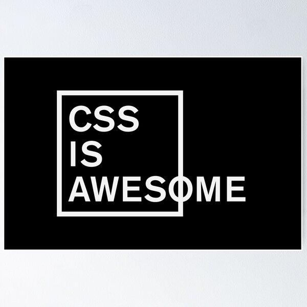 Artikel-Vorschau von CSS ist großartig, designt und verkauft von Art by s2ray.