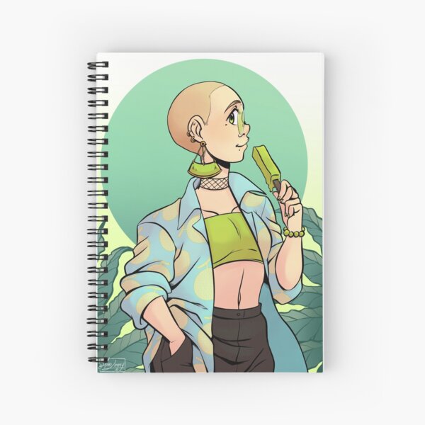Melon Spiral Notebook