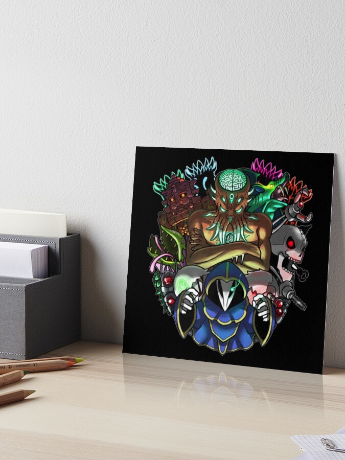 Terraria Boss Rush christ Framed Print