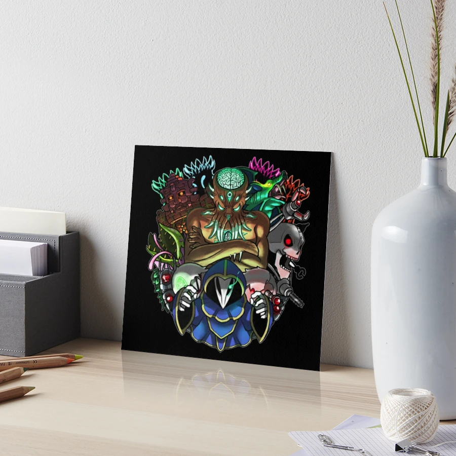 Terraria Boss Rush Hardmode Edition - Terraria | Art Board Print