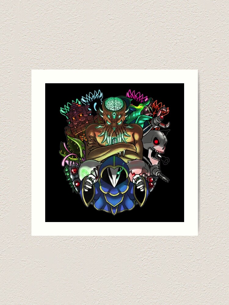 Terraria Boss Rush Hardmode Edition - Terraria | Art Board Print