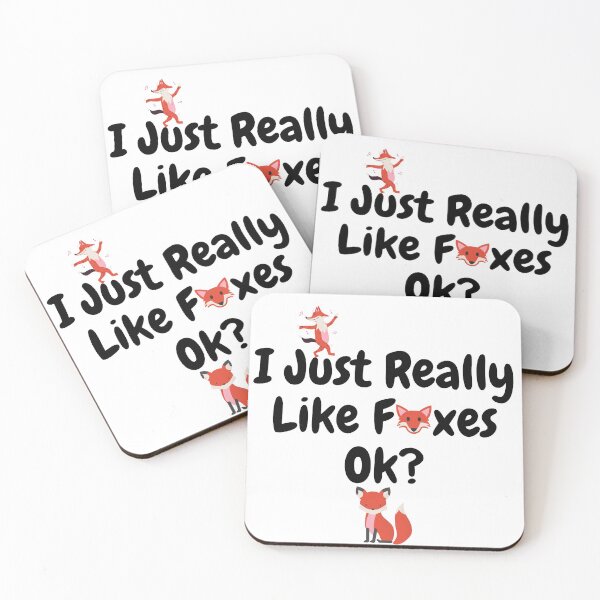 Item preview, I Just Really Like Foxes Ok? designed and sold by travelnerd.