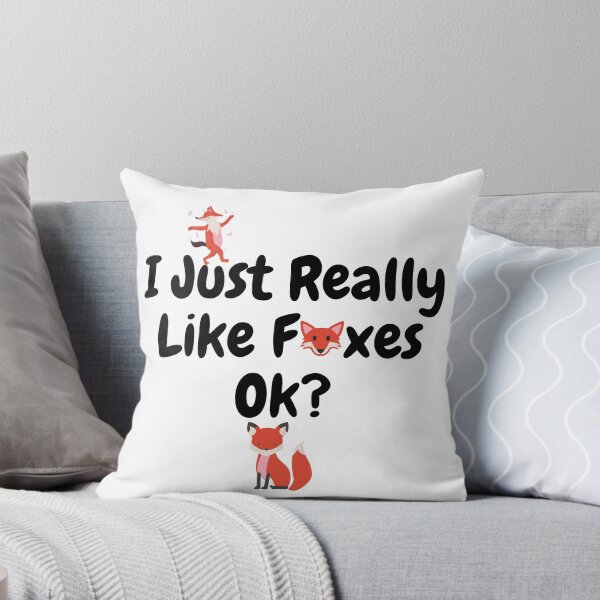 Item preview, I Just Really Like Foxes Ok? designed and sold by travelnerd.