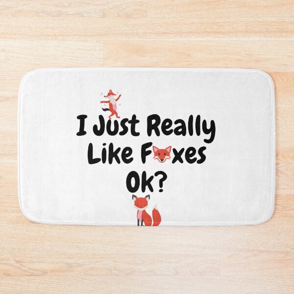 Item preview, I Just Really Like Foxes Ok? designed and sold by travelnerd.