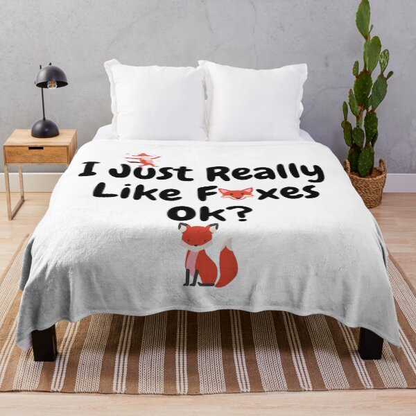 Item preview, I Just Really Like Foxes Ok? designed and sold by travelnerd.