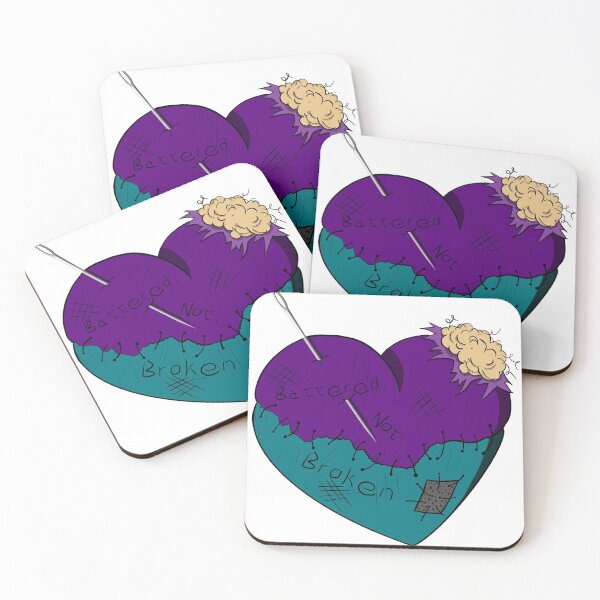 Item preview, Battered Not Broken “Battered Heart’  designed and sold by Ronald Franklin.